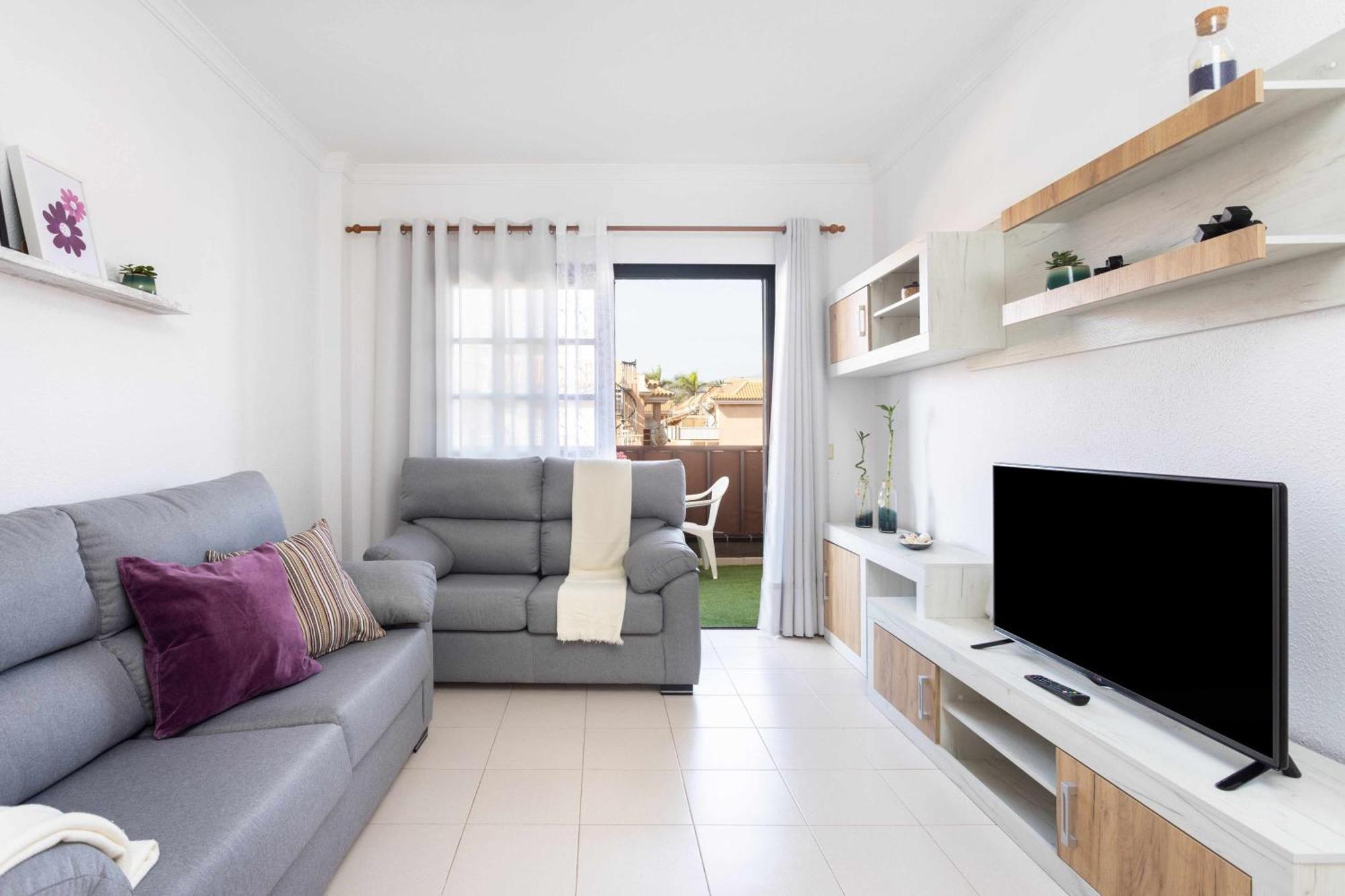 Agradable Piso Con Piscina & Playa Terraza Y Wifi Apartment Costa Del Silencio Exterior photo